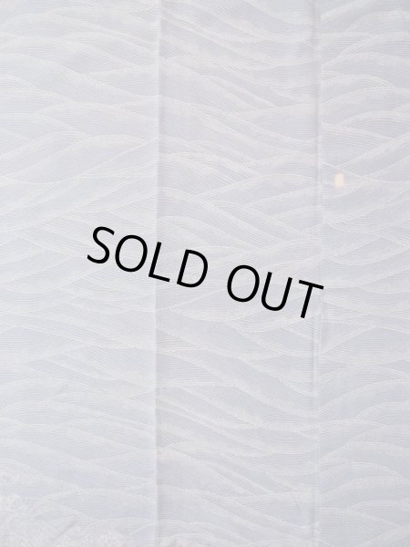 画像5: L0511C  L0511C 訪問着 女性用着物  シルク(正絹) 淡い 青み 藤色, 菊 【中古】 【USED】 【リサイクル】 ★★★☆☆ (5)