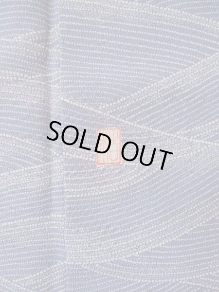 画像6: L0511C  L0511C 訪問着 女性用着物  シルク(正絹) 淡い 青み 藤色, 菊 【中古】 【USED】 【リサイクル】 ★★★☆☆ (6)