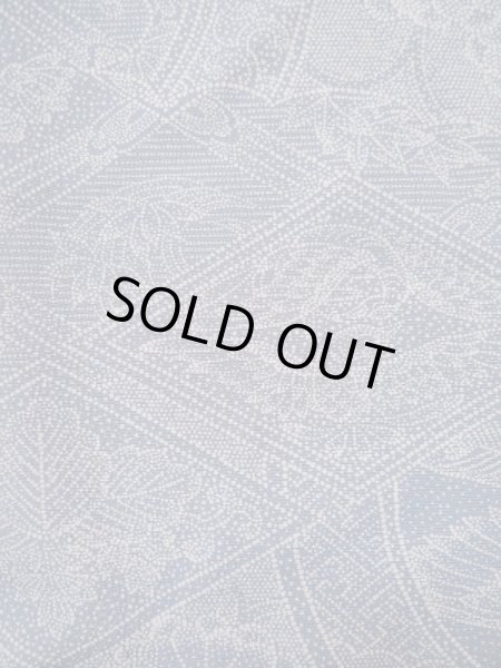 画像8: L0511C  L0511C 訪問着 女性用着物  シルク(正絹) 淡い 青み 藤色, 菊 【中古】 【USED】 【リサイクル】 ★★★☆☆ (8)