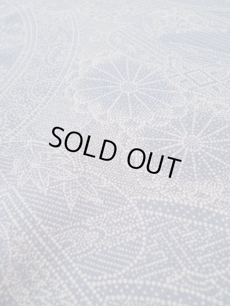 画像13: L0511C  L0511C 訪問着 女性用着物  シルク(正絹) 淡い 青み 藤色, 菊 【中古】 【USED】 【リサイクル】 ★★★☆☆ (13)