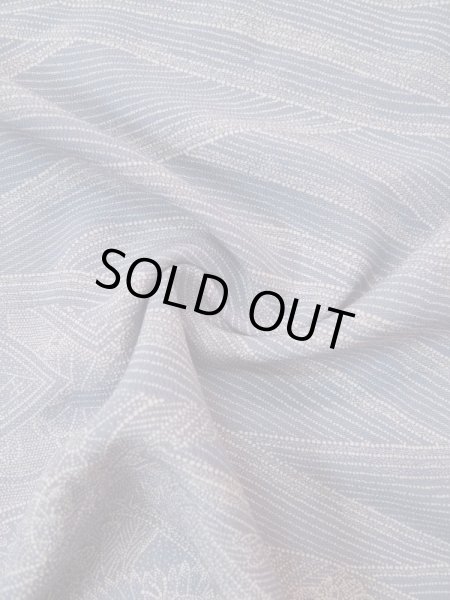 画像14: L0511C  L0511C 訪問着 女性用着物  シルク(正絹) 淡い 青み 藤色, 菊 【中古】 【USED】 【リサイクル】 ★★★☆☆ (14)