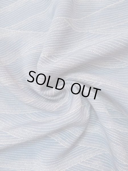 画像15: L0511C  L0511C 訪問着 女性用着物  シルク(正絹) 淡い 青み 藤色, 菊 【中古】 【USED】 【リサイクル】 ★★★☆☆ (15)