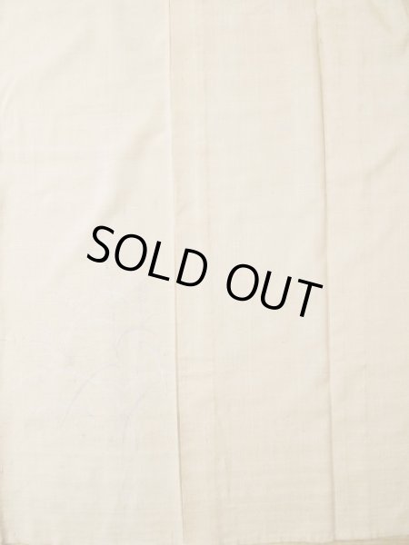 画像5: L0511G  L0511G 訪問着 女性用着物 トンボ柄、ほつれ、裂けあり、ウールと麻のような手触りです。 不明   ベージュ, 草 【中古】 【USED】 【リサイクル】 ★☆☆☆☆ (5)