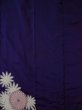 画像5: L0511M  L0511M 訪問着 女性用着物  シルク（正絹） 鮮やか 赤み 紫色, 花 【中古】 【USED】 【リサイクル】 ★★☆☆☆ (5)