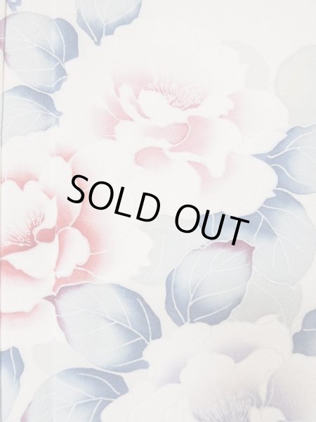 画像8: L0511Q  L0511Q 訪問着 女性用着物  シルク(正絹) 淡い 薄い 桃色, ぼたん 【中古】 【USED】 【リサイクル】 ★★★☆☆ (8)