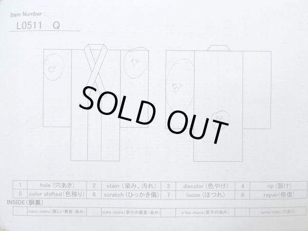 画像17: L0511Q  L0511Q 訪問着 女性用着物  シルク(正絹) 淡い 薄い 桃色, ぼたん 【中古】 【USED】 【リサイクル】 ★★★☆☆ (17)
