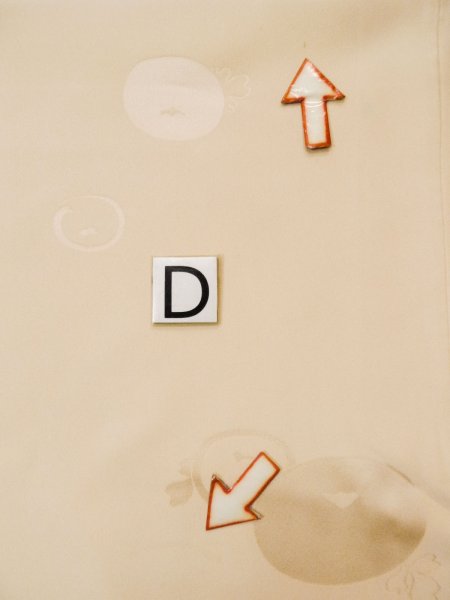 画像18: L0511R  L0511R 訪問着 女性用着物 屏風柄、汚れ/染みあり シルク（正絹） 淡い 赤み 橙色, 菊 【中古】 【USED】 【リサイクル】 ★☆☆☆☆ (18)