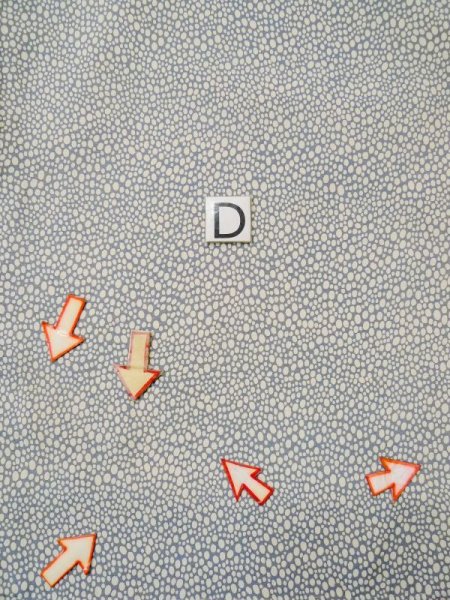 画像18: L0511T  L0511T 訪問着 女性用着物  シルク(正絹) 淡い 灰色がかった 水色, 小さな点々 【中古】 【USED】 【リサイクル】 ★★☆☆☆ (18)