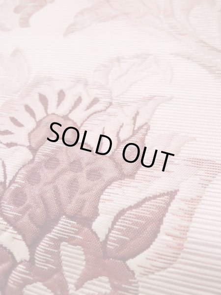 画像11: L0512D 名古屋帯 女性用着物 化繊 ペール  ピンク 唐花 【中古】 【USED】 【リサイクル】 ★★★★★ (11)