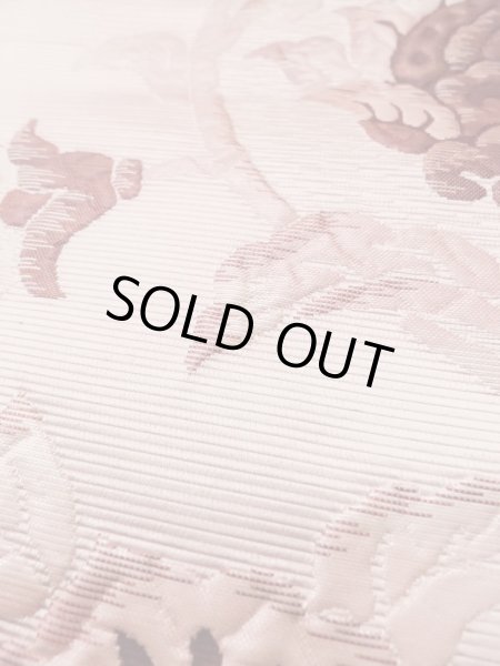 画像12: L0512D 名古屋帯 女性用着物 化繊 ペール  ピンク 唐花 【中古】 【USED】 【リサイクル】 ★★★★★ (12)