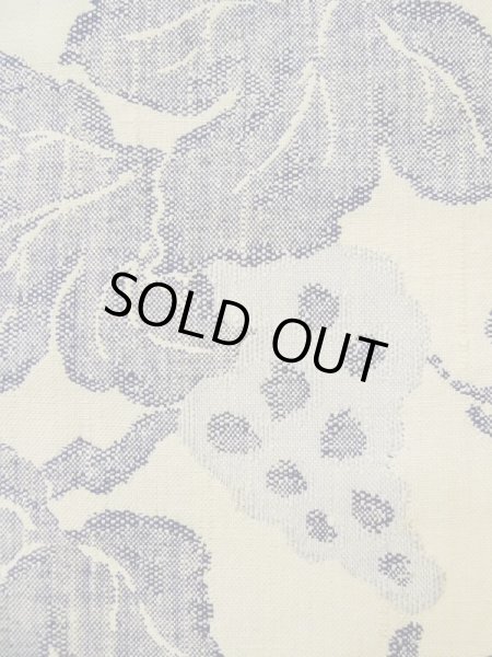 画像5: L0512K 名古屋帯 女性用着物 シルク(正絹)   オフ ホワイト つた 【中古】 【USED】 【リサイクル】 ★★★☆☆ (5)