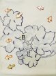 画像12: L0518N 袋帯 女性用着物 シルク（正絹）   オフ　ホワイト 葉 【中古】 【USED】 【リサイクル】 ★★☆☆☆ (12)