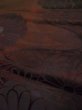 画像10: L0518Q 名古屋帯 女性用着物 シルク（正絹） 深い 茶色み 橙色 菊 【中古】 【USED】 【リサイクル】 ★★★☆☆ (10)