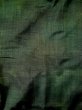 画像3: L0519B Mint  道中着 女性用着物  シルク（正絹） ダーク グレイッシュ グリーン（緑）, 縞 【中古】 【USED】 【リサイクル】 ★★★★☆ (3)