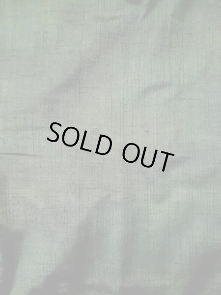 画像3: L0519B Mint  道中着 女性用着物  シルク(正絹) ダーク グレイッシュ グリーン(緑), 縞 【中古】 【USED】 【リサイクル】 ★★★★☆ (3)