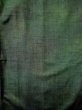 画像4: L0519B Mint  道中着 女性用着物  シルク（正絹） ダーク グレイッシュ グリーン（緑）, 縞 【中古】 【USED】 【リサイクル】 ★★★★☆ (4)