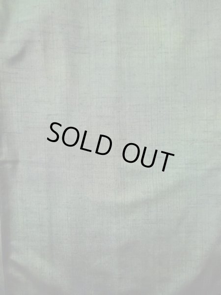 画像4: L0519B Mint  道中着 女性用着物  シルク(正絹) ダーク グレイッシュ グリーン(緑), 縞 【中古】 【USED】 【リサイクル】 ★★★★☆ (4)