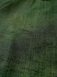 画像7: L0519B Mint  道中着 女性用着物  シルク（正絹） ダーク グレイッシュ グリーン（緑）, 縞 【中古】 【USED】 【リサイクル】 ★★★★☆ (7)