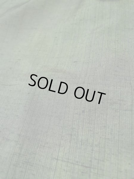 画像7: L0519B Mint  道中着 女性用着物  シルク(正絹) ダーク グレイッシュ グリーン(緑), 縞 【中古】 【USED】 【リサイクル】 ★★★★☆ (7)