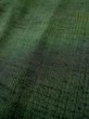 画像8: L0519B Mint  道中着 女性用着物  シルク（正絹） ダーク グレイッシュ グリーン（緑）, 縞 【中古】 【USED】 【リサイクル】 ★★★★☆ (8)