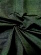 画像9: L0519B Mint  道中着 女性用着物  シルク（正絹） ダーク グレイッシュ グリーン（緑）, 縞 【中古】 【USED】 【リサイクル】 ★★★★☆ (9)