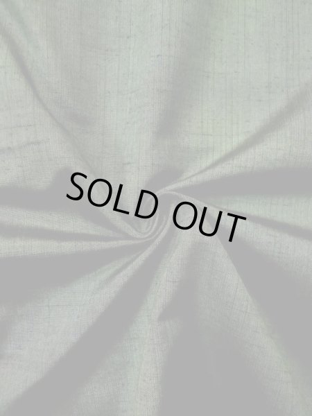 画像10: L0519B Mint  道中着 女性用着物  シルク(正絹) ダーク グレイッシュ グリーン(緑), 縞 【中古】 【USED】 【リサイクル】 ★★★★☆ (10)