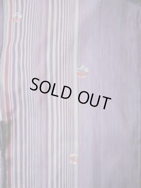 画像3: L0519D Mint  道中着 女性用着物  シルク(正絹)   藤, 蝶々 【中古】 【USED】 【リサイクル】 ★★★★☆ (3)