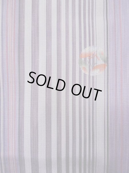 画像6: L0519D Mint  道中着 女性用着物  シルク(正絹)   藤, 蝶々 【中古】 【USED】 【リサイクル】 ★★★★☆ (6)