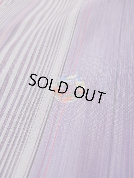 画像10: L0519D Mint  道中着 女性用着物  シルク(正絹)   藤, 蝶々 【中古】 【USED】 【リサイクル】 ★★★★☆ (10)