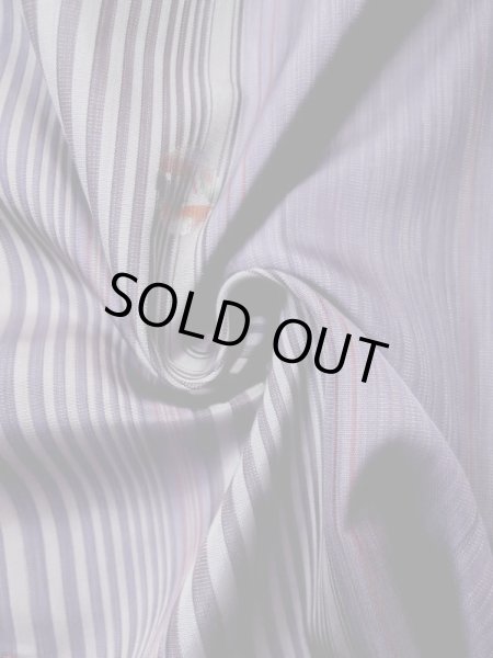 画像12: L0519D Mint  道中着 女性用着物  シルク(正絹)   藤, 蝶々 【中古】 【USED】 【リサイクル】 ★★★★☆ (12)