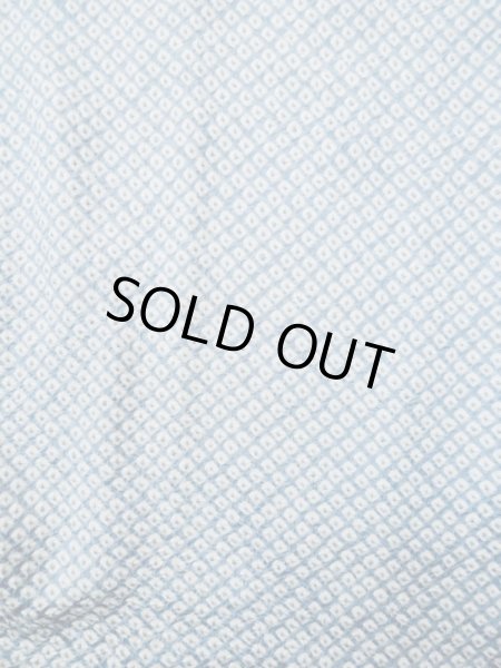 画像4: L0519E  道中着 女性用着物 衿が狭い シルク(正絹) ペール  水色, かのこ 【中古】 【USED】 【リサイクル】 ★★☆☆☆ (4)