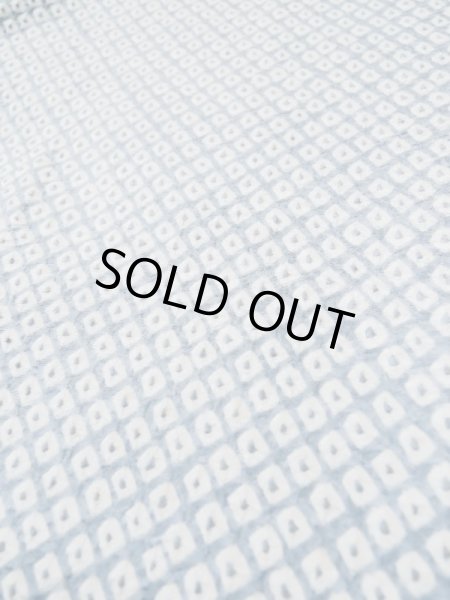 画像7: L0519E  道中着 女性用着物 衿が狭い シルク(正絹) ペール  水色, かのこ 【中古】 【USED】 【リサイクル】 ★★☆☆☆ (7)