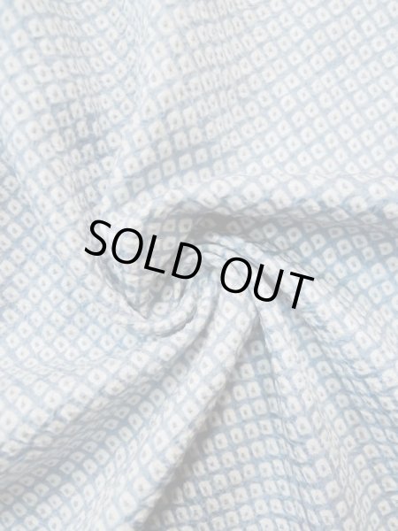 画像10: L0519E  道中着 女性用着物 衿が狭い シルク(正絹) ペール  水色, かのこ 【中古】 【USED】 【リサイクル】 ★★☆☆☆ (10)