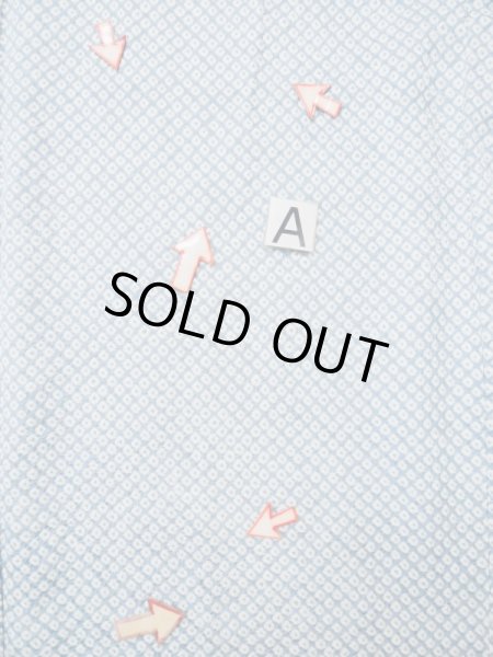 画像12: L0519E  道中着 女性用着物 衿が狭い シルク(正絹) ペール  水色, かのこ 【中古】 【USED】 【リサイクル】 ★★☆☆☆ (12)