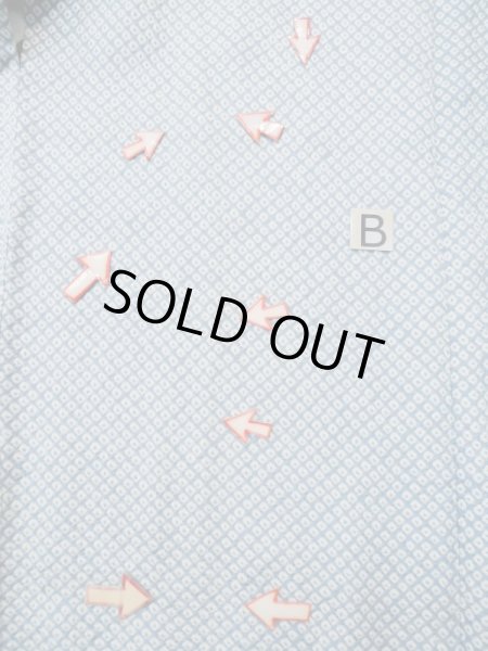 画像13: L0519E  道中着 女性用着物 衿が狭い シルク(正絹) ペール  水色, かのこ 【中古】 【USED】 【リサイクル】 ★★☆☆☆ (13)