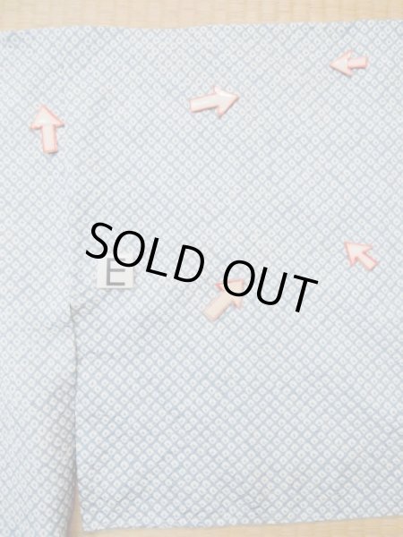 画像16: L0519E  道中着 女性用着物 衿が狭い シルク(正絹) ペール  水色, かのこ 【中古】 【USED】 【リサイクル】 ★★☆☆☆ (16)