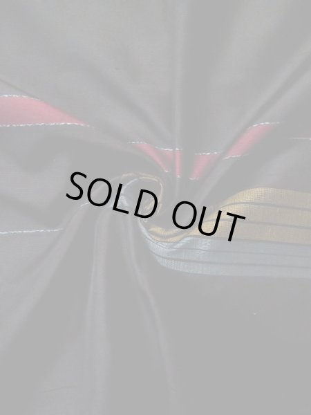 画像9: L0519H  道行 女性用着物  シルク(正絹)   黒, 縞 【中古】 【USED】 【リサイクル】 ★★★☆☆ (9)