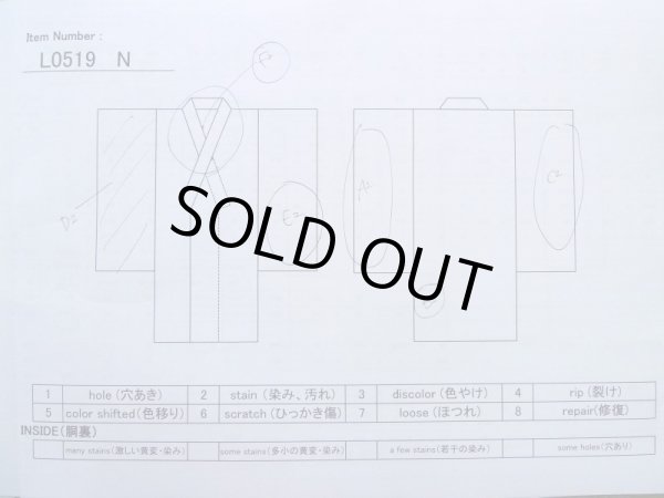 画像13: L0519N  訪問着 女性用着物  シルク(正絹) ペール ライト 黄緑色, 草 【中古】 【USED】 【リサイクル】 ★★★☆☆ (13)