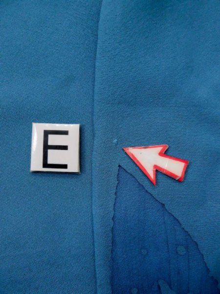 画像19: L0519R  訪問着 女性用着物  シルク(正絹) グレイッシュ 緑み 青, 葉 【中古】 【USED】 【リサイクル】 ★☆☆☆☆ (19)