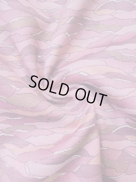 画像10: L0525G  羽織 女性用着物  ウール   ピンク, 抽象的模様 【中古】 【USED】 【リサイクル】 ★★★☆☆ (10)