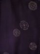 画像3: L0525T  羽織 女性用着物  シルク（正絹） ダーク  紫, 小さな点々 【中古】 【USED】 【リサイクル】 ★☆☆☆☆ (3)