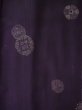 画像4: L0525T  羽織 女性用着物  シルク（正絹） ダーク  紫, 小さな点々 【中古】 【USED】 【リサイクル】 ★☆☆☆☆ (4)