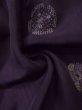 画像12: L0525T  羽織 女性用着物  シルク（正絹） ダーク  紫, 小さな点々 【中古】 【USED】 【リサイクル】 ★☆☆☆☆ (12)