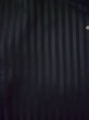 画像4: L0526J  羽織 女性用着物  シルク（正絹）   黒, 縞 【中古】 【USED】 【リサイクル】 ★★★☆☆ (4)