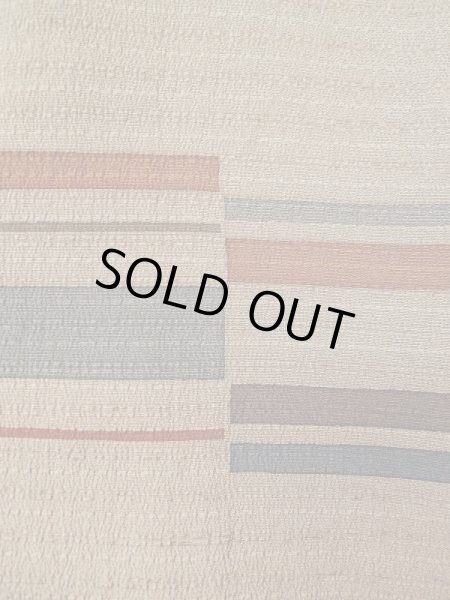 画像5: L0526N Mint  羽織 女性用着物 裏地：かわいいだるまと唐子、レア シルク（正絹） グレイッシュ  ベージュ, 線 【中古】 【USED】 【リサイクル】 ★★★★★ (5)