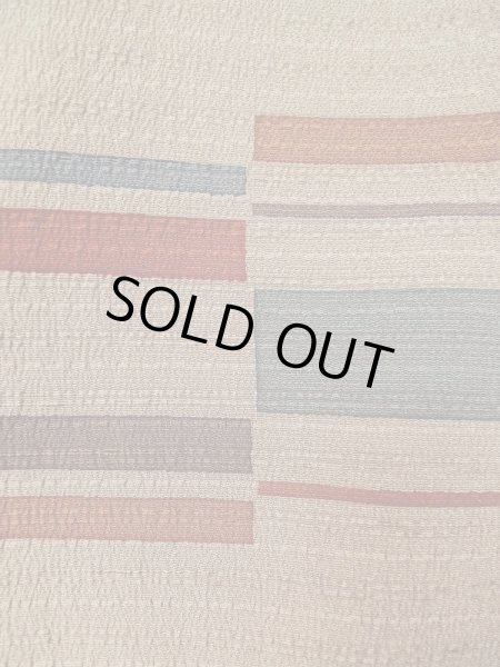 画像6: L0526N Mint  羽織 女性用着物 裏地：かわいいだるまと唐子、レア シルク（正絹） グレイッシュ  ベージュ, 線 【中古】 【USED】 【リサイクル】 ★★★★★ (6)