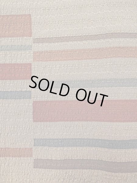 画像7: L0526N Mint  羽織 女性用着物 裏地：かわいいだるまと唐子、レア シルク（正絹） グレイッシュ  ベージュ, 線 【中古】 【USED】 【リサイクル】 ★★★★★ (7)