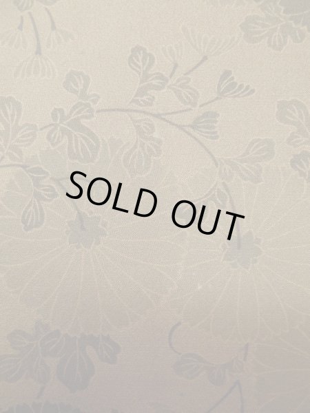 画像6: L0616H  道中着 女性用着物  シルク(正絹) 淡い 赤み 茶色, 花 【中古】 【USED】 【リサイクル】 ★★☆☆☆ (6)