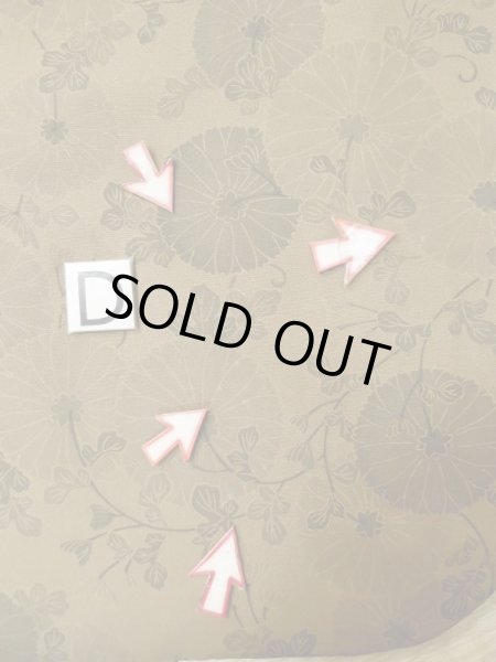 画像17: L0616H  道中着 女性用着物  シルク(正絹) 淡い 赤み 茶色, 花 【中古】 【USED】 【リサイクル】 ★★☆☆☆ (17)