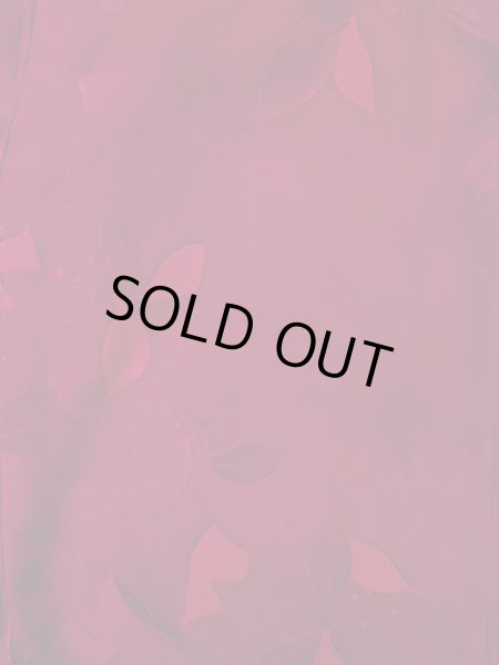 画像3: L0616K  道中着 女性用着物  シルク(正絹)   えんじ,  【中古】 【USED】 【リサイクル】 ★★★☆☆ (3)